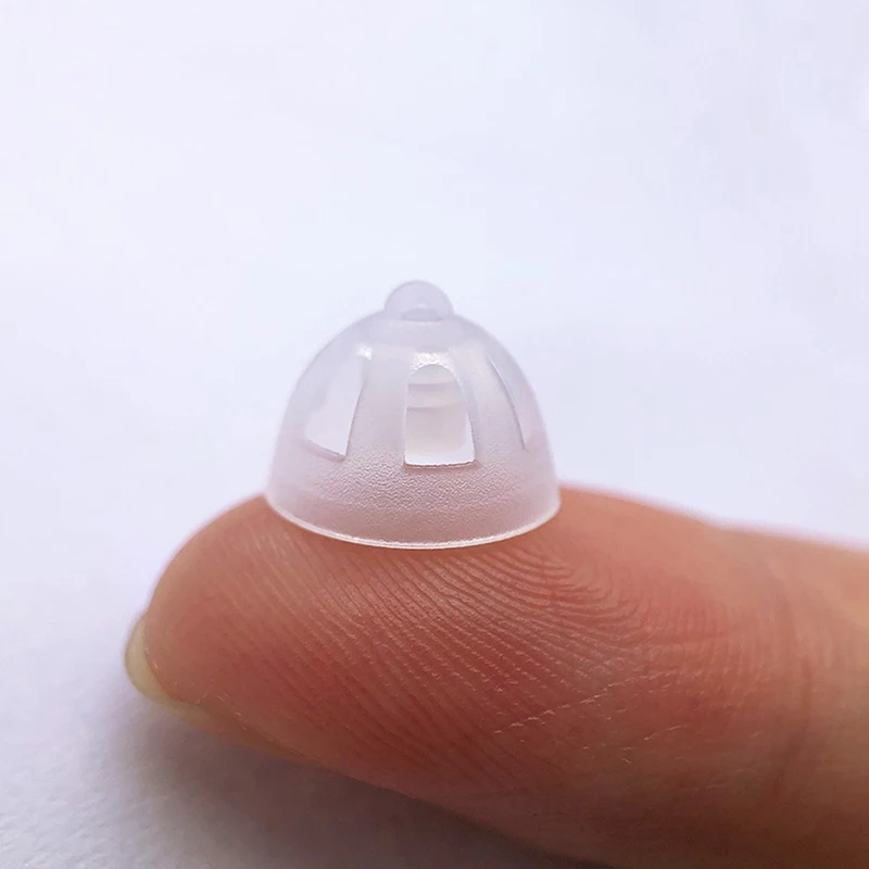 10Pcs Hearing Aids Earplugs Domes White Silicone Open Fit Ear Tips Replaceable Hearing Aid Accessory 8/10mm Hearing Impairments