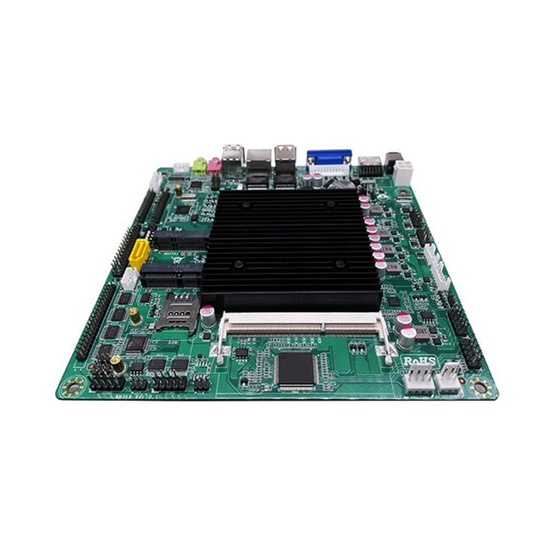 

HOT-ITX-J1900-1L2C VER1.0 1 Network Port J1900 Quad-Core Industrial Gigabit Dual Network 6 Serial Port Motherboard