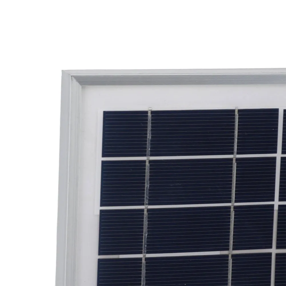 20W Compact Monocrystalline Solar Panel with Frame for 12V Battery Charging Outdoor Camping Hiking RV Boat Off Grid