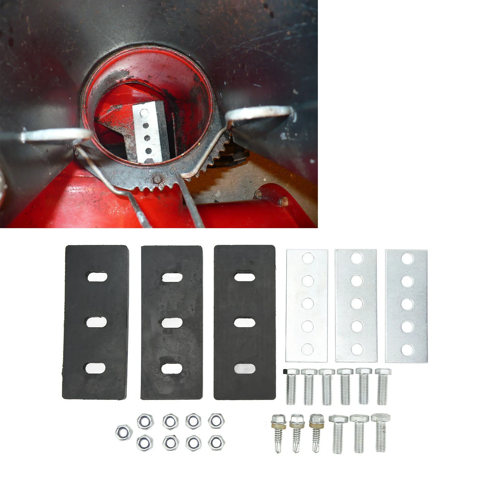 

Комплект крыльчатки снегоочистителя Модификация 3/8 дюйма HD 3 лезвия Модификация 2-ступенчатой машины Комплект модификации крыльчатки снегоочистителя
