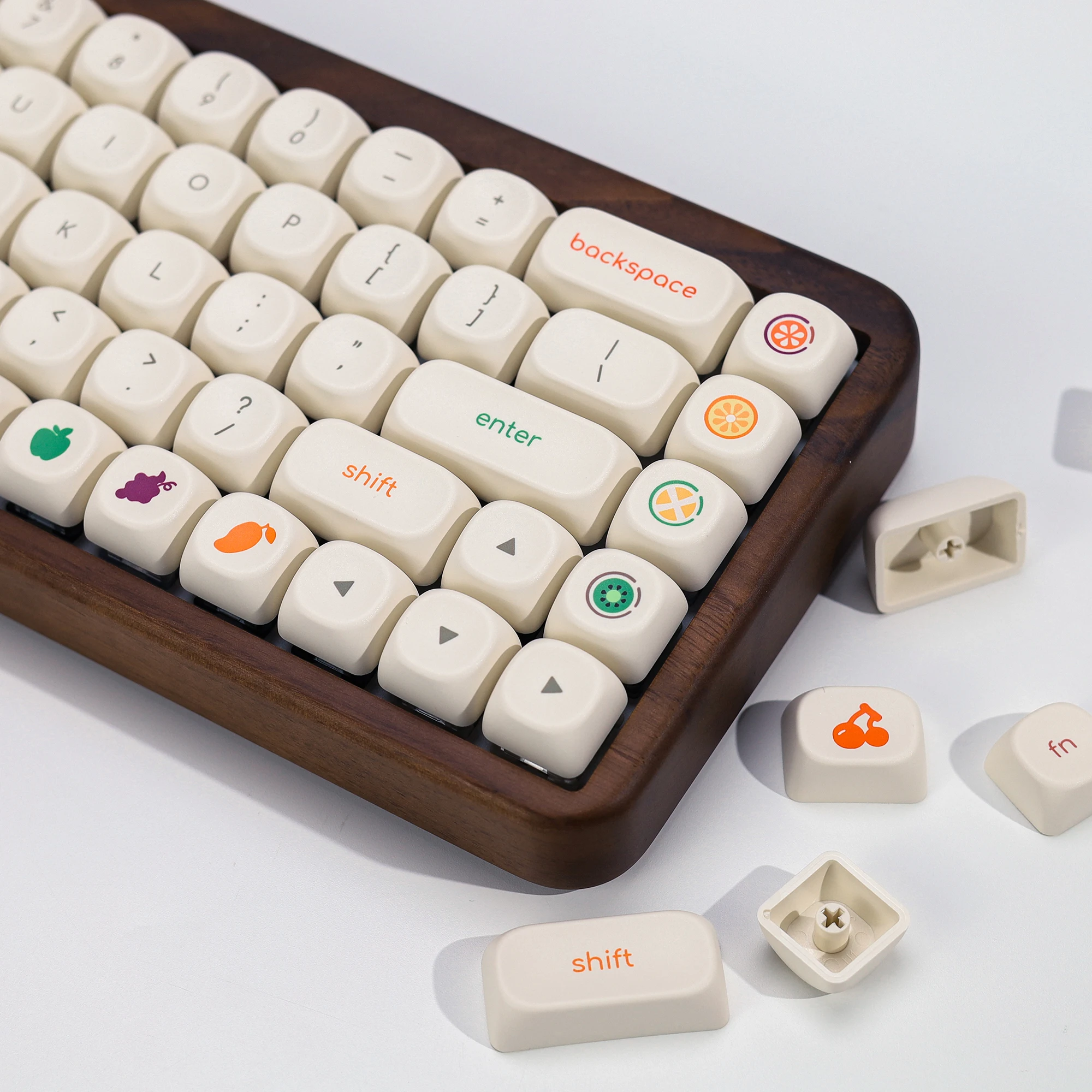 

KBDiy Froyo Keycap Минималистичный стиль KOA Profile Alice Split Space PBT ISO Колпачки для клавиш для 60-установленной механической клавиатуры Gaming Aula