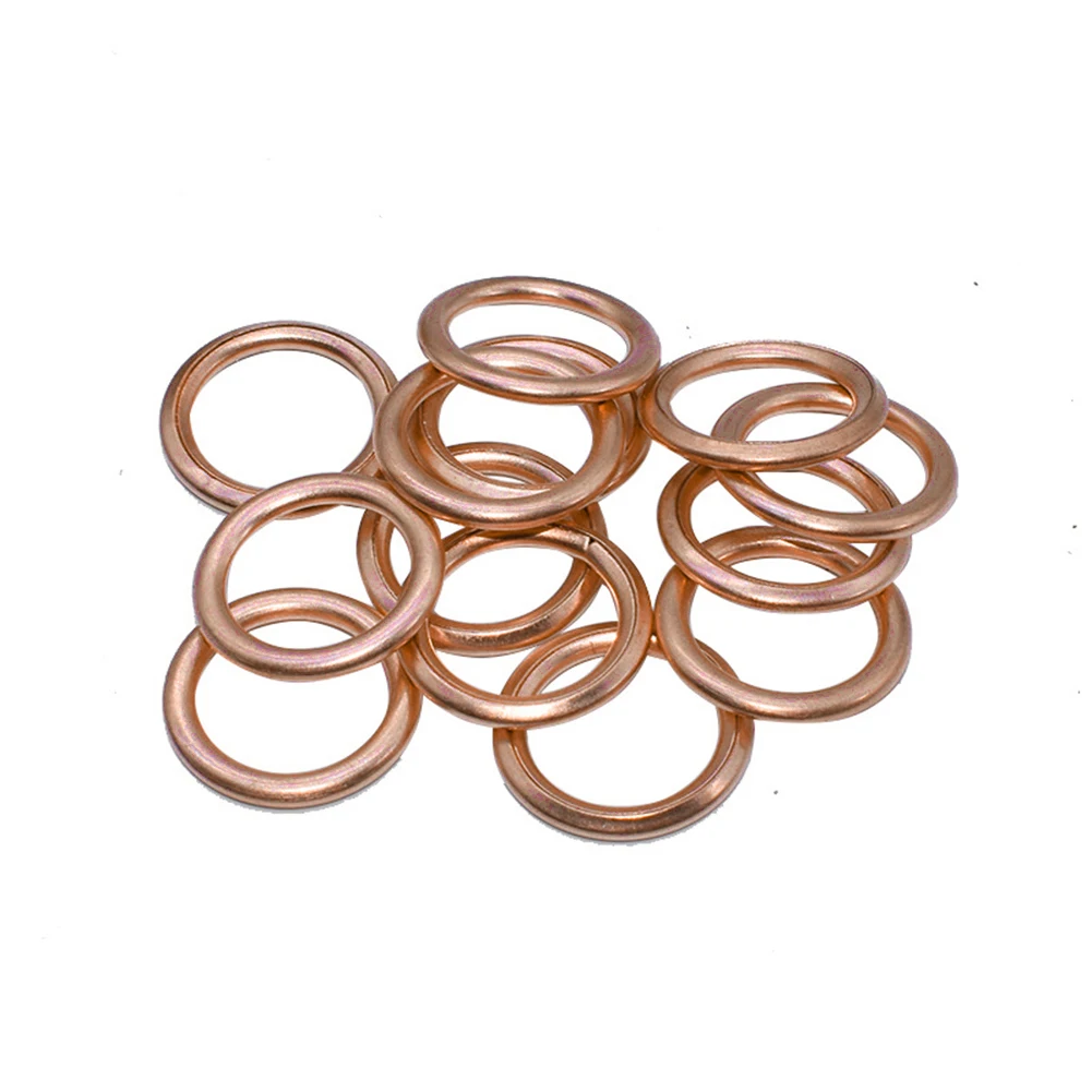 Automobile Motorcycle Oil Sump Plug Sealing Gasket Spacers Washer N0138157  For Golf For A4 Oil Drain Gasket Drain Bolt Pad