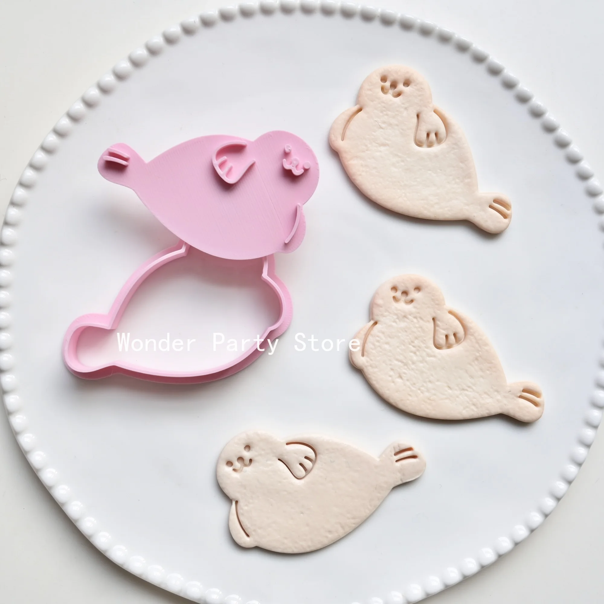 Ocean Animal Cookie Cutter Seal Cookie Mold Marine Organism Biscuit Mold DIY Biscuit Baking Tool