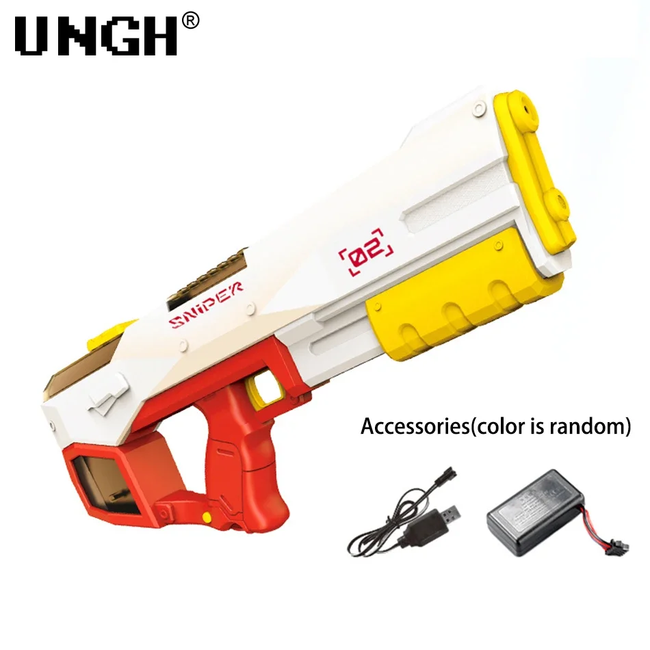 UNGH Summer Water Gun Automatic Induction Absorbing Electric High-Tech Burst Water Gun Beach Pool Outdoor Fighting Toys Gift