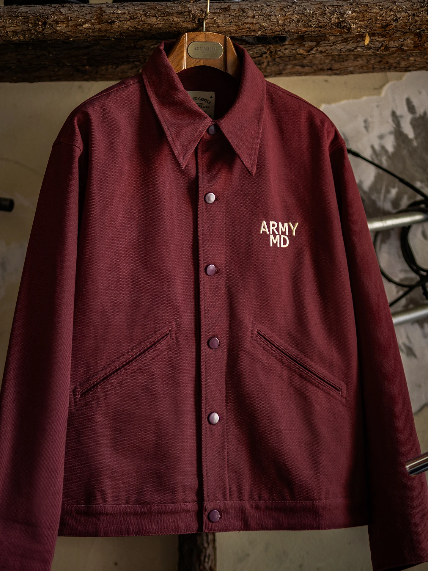 Casual American Style Retro Work Jacket Men's Short Coat Autumn New Style Turn-down Collar Leisure Outerwear Cotton Material