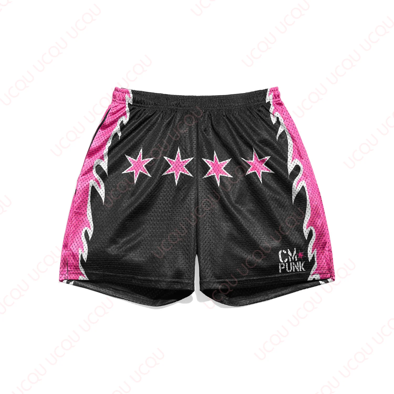 

CM Punk Slam 2024-25 Entrance Shorts Fashion Beach Shorts Summer Loose Luxury Swimwear Adults and Kids Sports Shorts