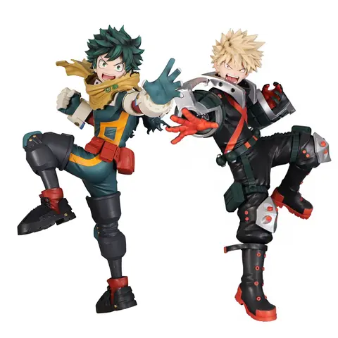 Anime MHA Figure Midoriya Izuku Action Figurine Bakugou Katsuki figure Combat style Model Collection doll Toy Boys Girls Gifts
