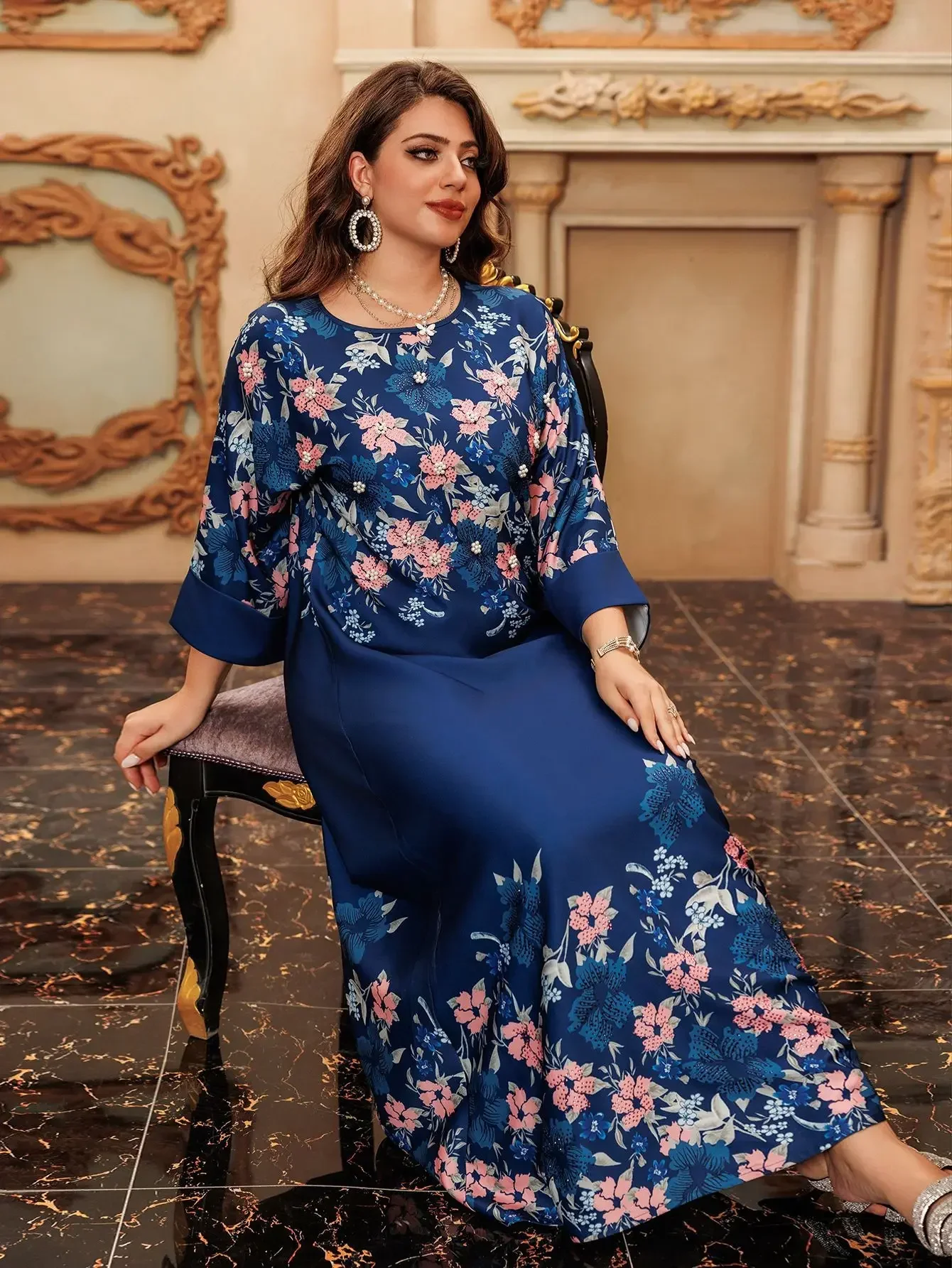 Eid soirée robes musulmanes pour femmes Maroc dubaï Abaya turquie caftan 2025 nouveau Caftan Femme Musulmane Jalabiya Robe