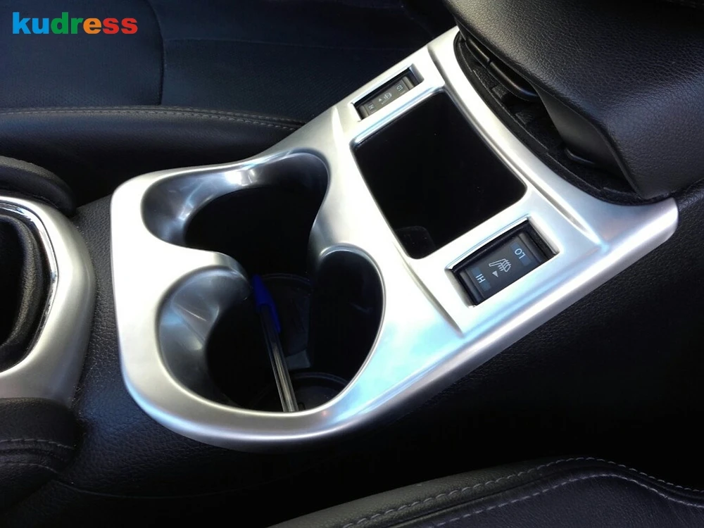 For Nissan Qashqai J11 2014 2015 2016 Interior Accessories Car Water Cup Holder Cover Trim Decoration Frame Sticker (MT Model)