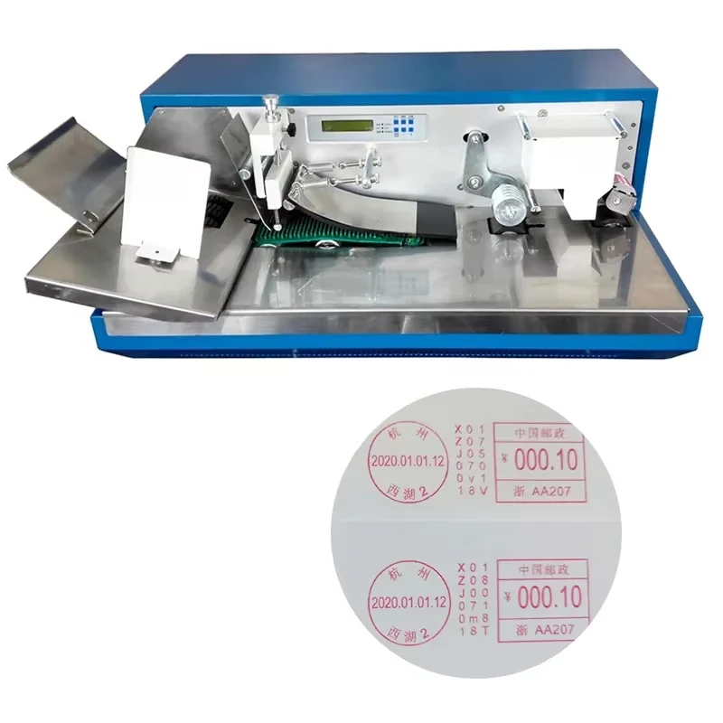 Hot Sale Post Stamp Postmark Printing Machine Postal Franking Envelope Printer Expiry Data Printing Stamping Machine Price