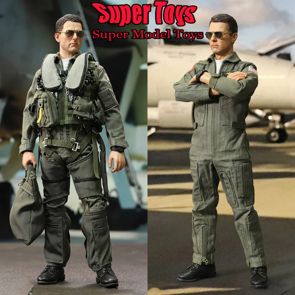 In Stock DID MA80170 1/6 Scale Men Soldier US Navy Pilot Instructor Captain Mitchell Full Set 12-inch Action Figure Doll