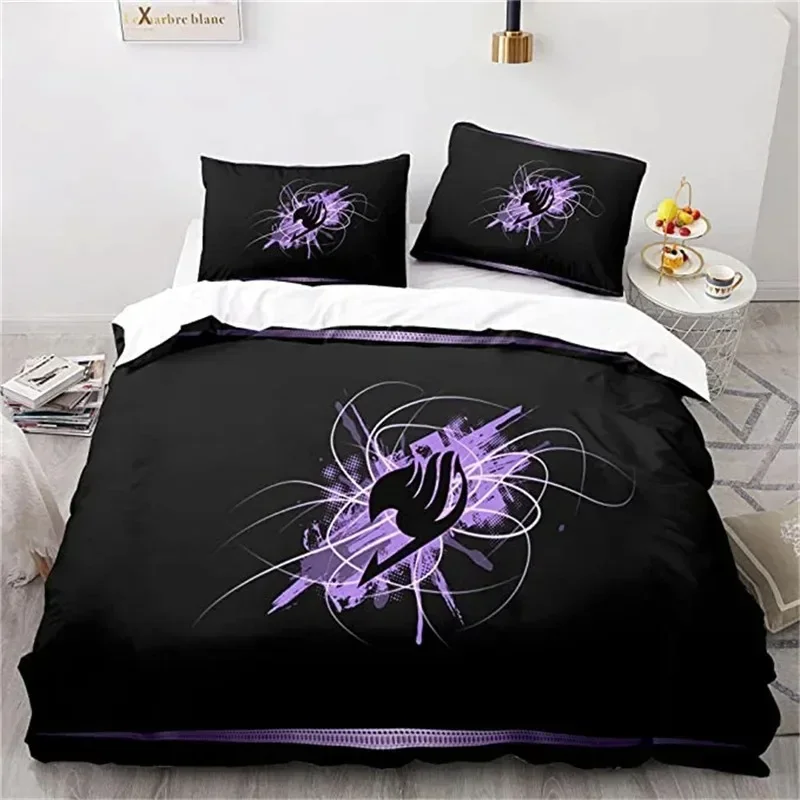 Riven Fairy Tail Icon All Season Duvet Cover Bedding Comforter sets Soft Quilt Cover and Pillowcases Single Double Queen King