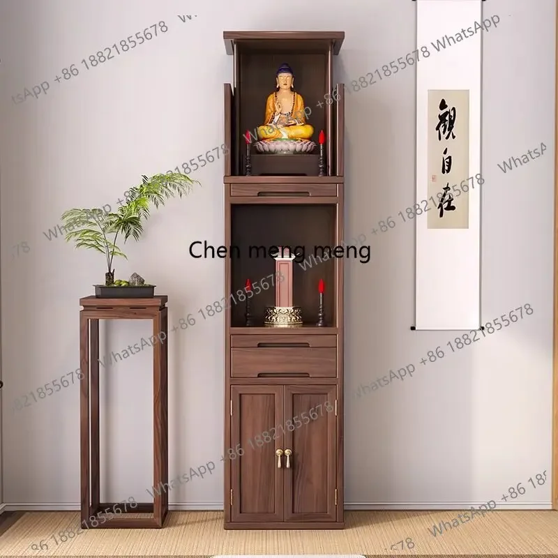 walnut solid wood altar  incense table for home buddhist hall buddha table offering  solid wood altar A55