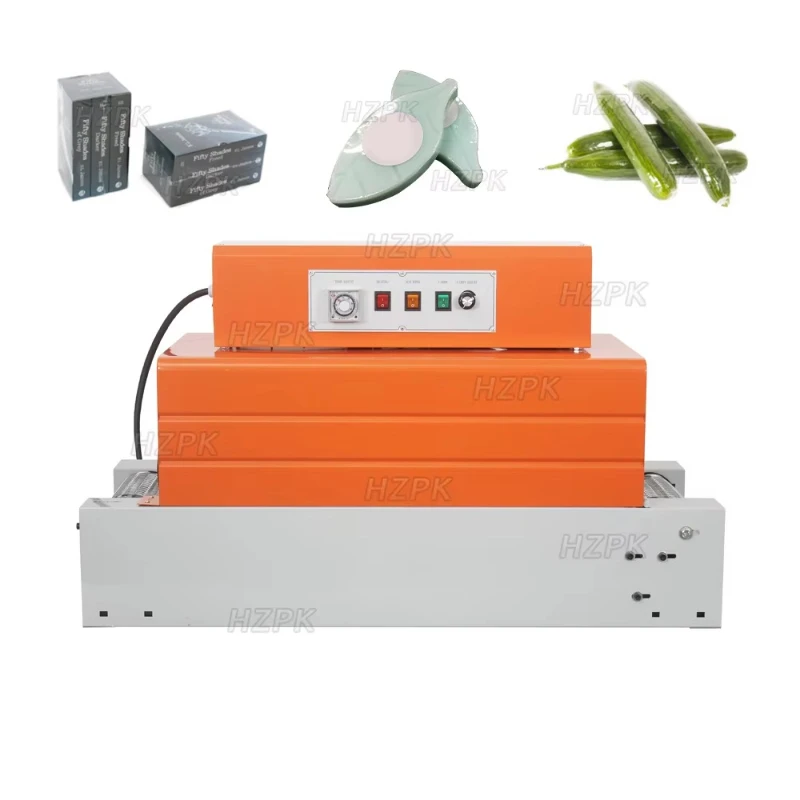 Manual Small Plastic Polyester Bottle PVC Film Packaging Mini Hot Roll Tunnel Shrink Packaging Machine Carton BS260
