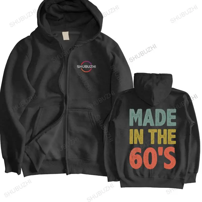 

Trendy Made In The 60s Born In 1960 hoodie Men 62th Birthday Gift sweatshirt Tops Pure Cotton 62 Years Old hoody Gift euro size