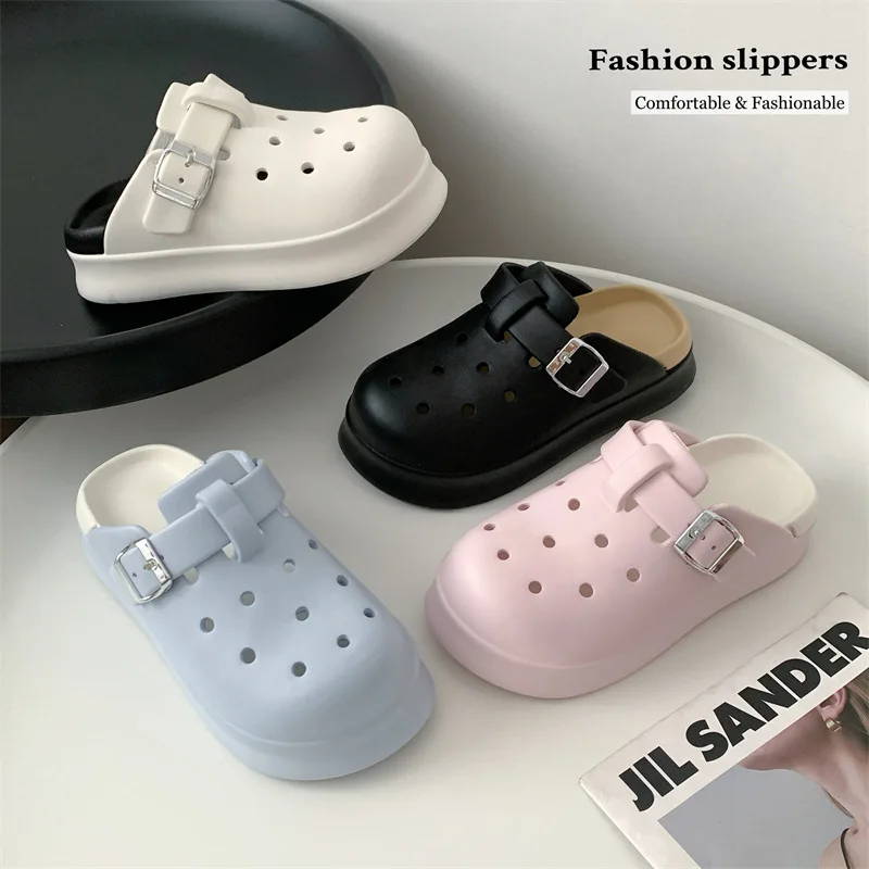 

Женские туфли-балетки с отверстиями 2026 из материала EVA: удобные, универсальные, в разноцветной гамме