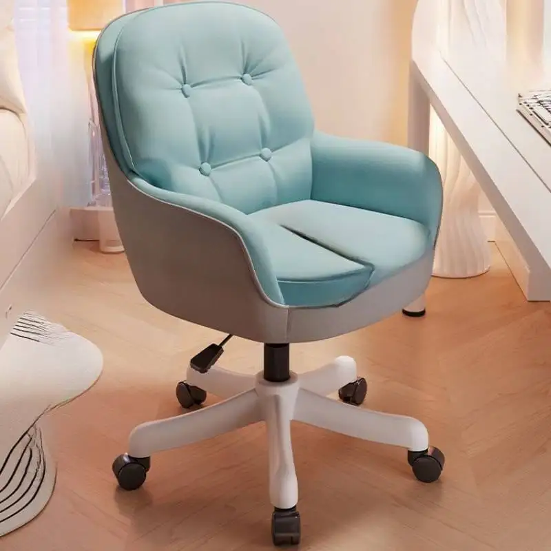 

Vintage Nordic Desk Chair Reclining Ergonomic Relaxing Designer Desk Chair Leather Oversized Bureau Meuble Office Furniture