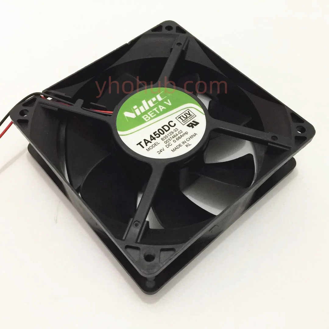 

Nidec B35129-33 Server Cooling Fan DC 24V 0.68A 120x120x38mm 2-Wire