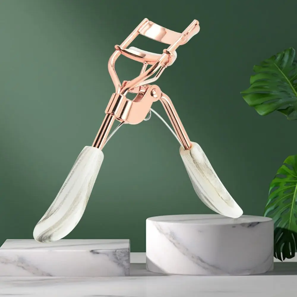 

Stainless Steel Press Type Eyelash Curler Ergonomic Handle Eyelash Lift Lashes Curling Clip Wide Angle Practical