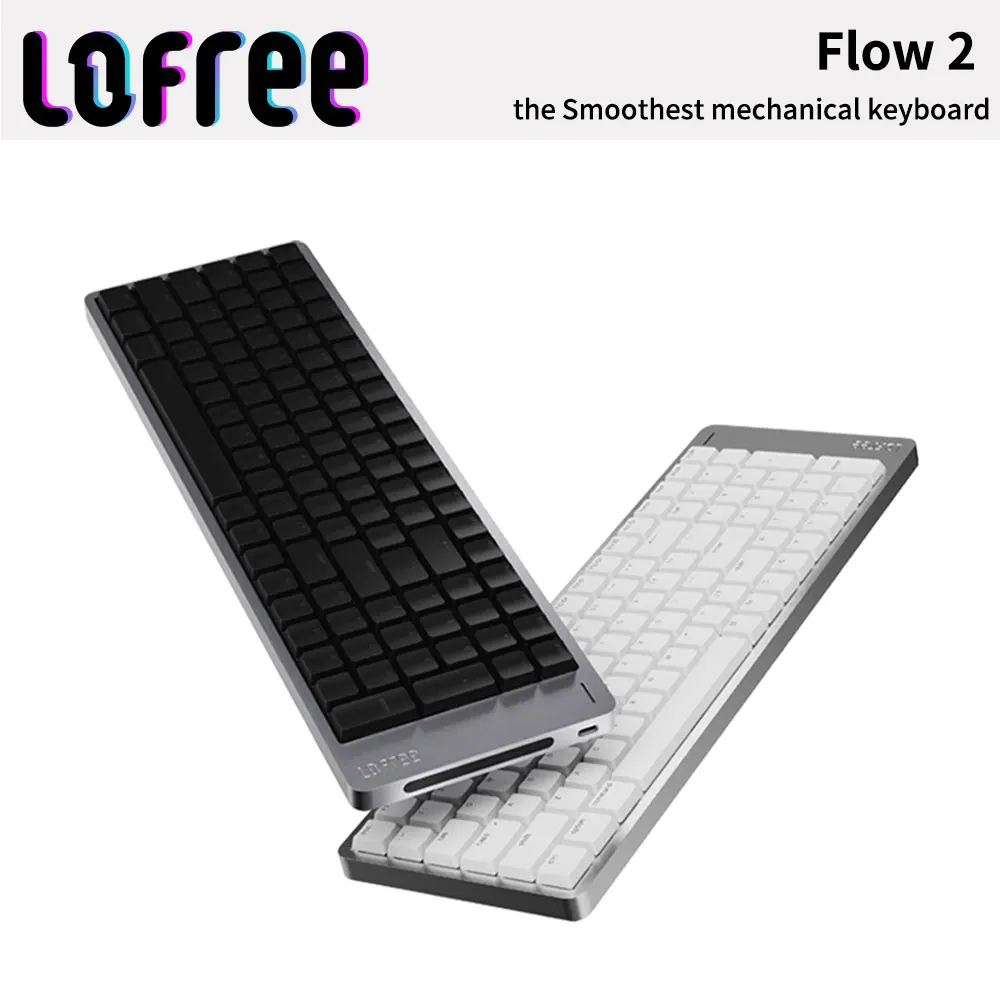 

LOFREE Flow2 Mechanical Keyboard Wireless Quiet and Gentle Sound Keyboard Ghost Linear Phantom Swith Bluetooth&Wired compatible