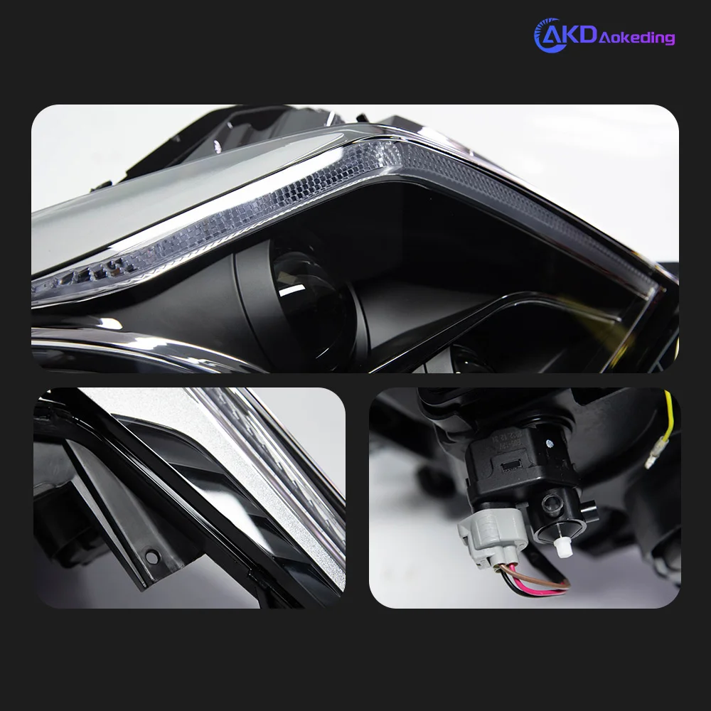 AKD Car Lights for Cadillac ATS LED Headlight 2014-2018 Headlights ATS-L DRL Turn Signal High Beam  Automotive Accessories