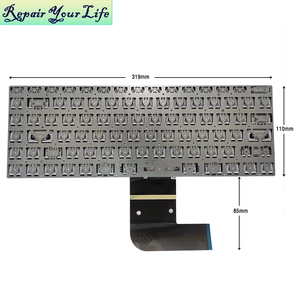 MB3181004 US English Latin Laptop Keyboard for GATEWAY GWTN133-1 GWTN133-1BL GWTN141-1 GWTN141-1BL GWTN141-1BK XK-HS105