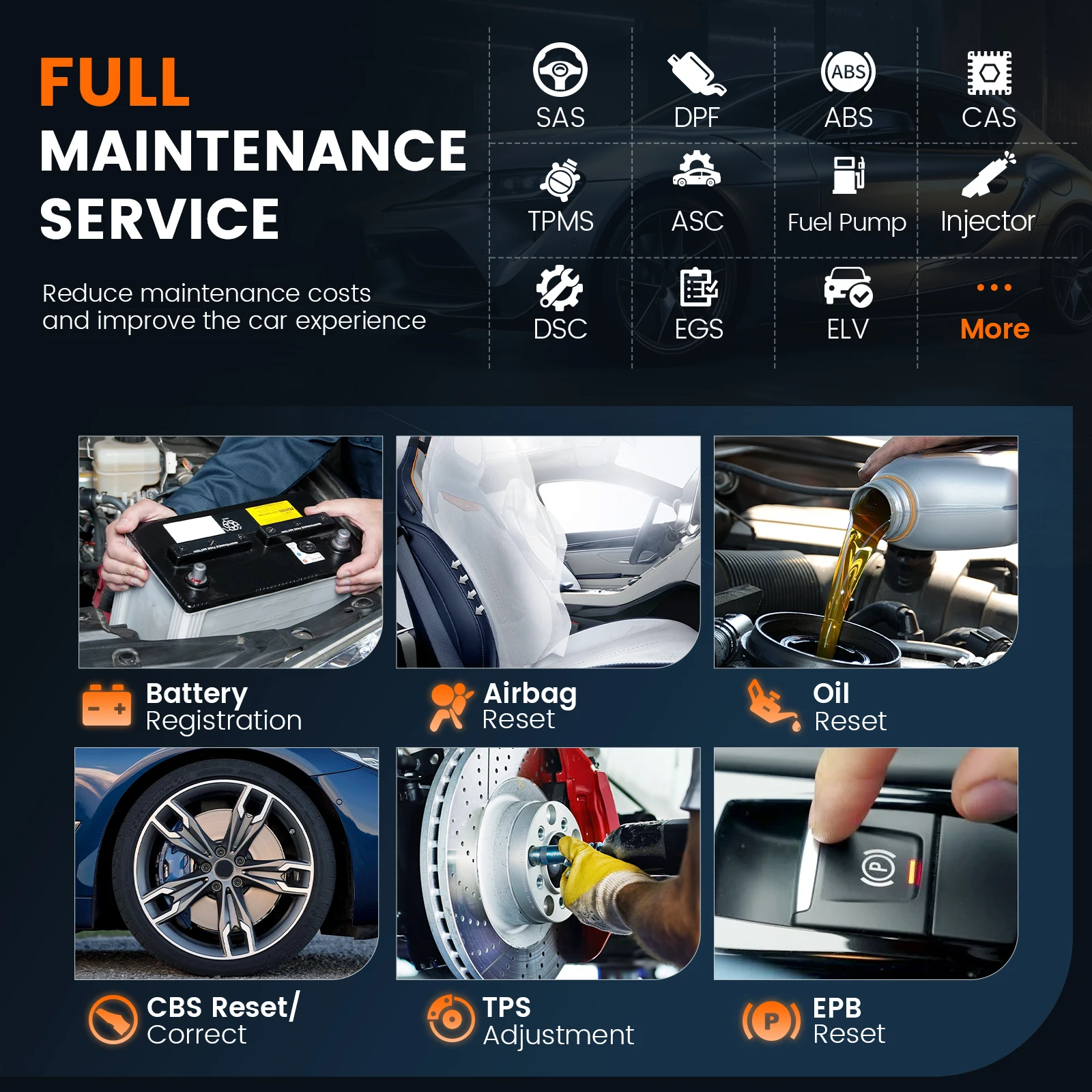 ANCEL Obd2 الماسح الضوئي للسيارات لسيارات BMW/MINI BM700 PRO جميع النظام EPB SAS TPMS BMS قارئ رمز إعادة تعيين الزيت أداة مسح تشخيص السيارة #2