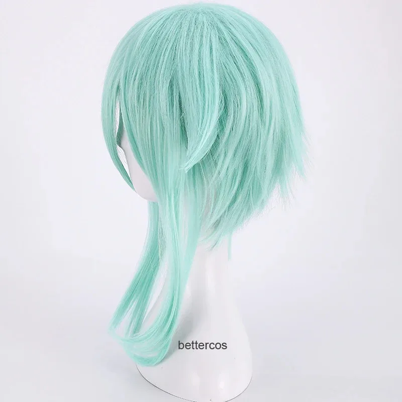 Candy 2025Sword Art Online Espada Sinon Cosplay Asada Shino Azul Resistente ao Calor Cabelo Sintético + Peruca Cap