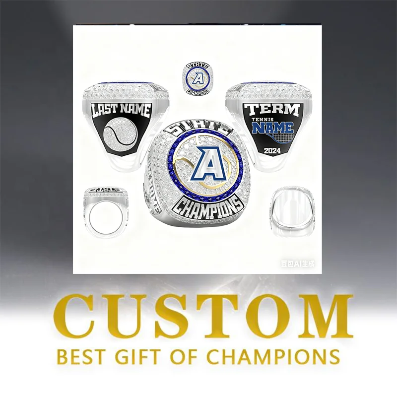 Customized Tennis, Baseball, Ice Hockey Champion Ring, Champion Team Champion Gift, Personalized Design Name and Number