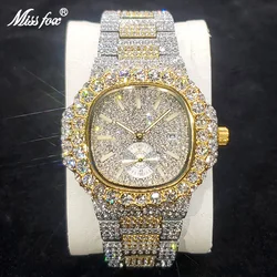 Factory Wholesale Luxury Watch Men Top Brand High Quality Diamond Wristwatch Novelty Iced Out Bling Quartz Male Clock Gift 2023