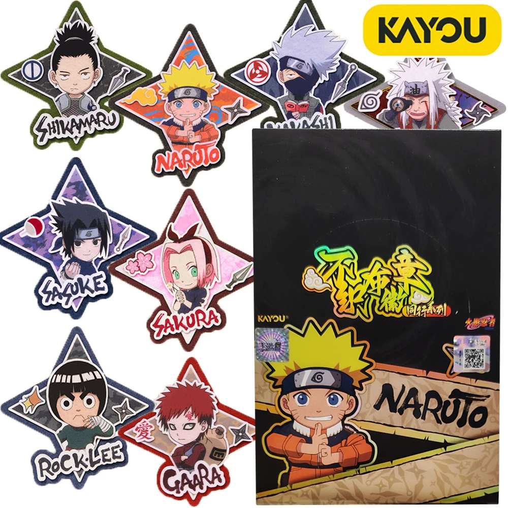 

New Original KAYOU Naruto Creative Non-woven Fabric Badge Anime Cartoon Cosplay Clothes Bag Collection Accessories Birthday Gift