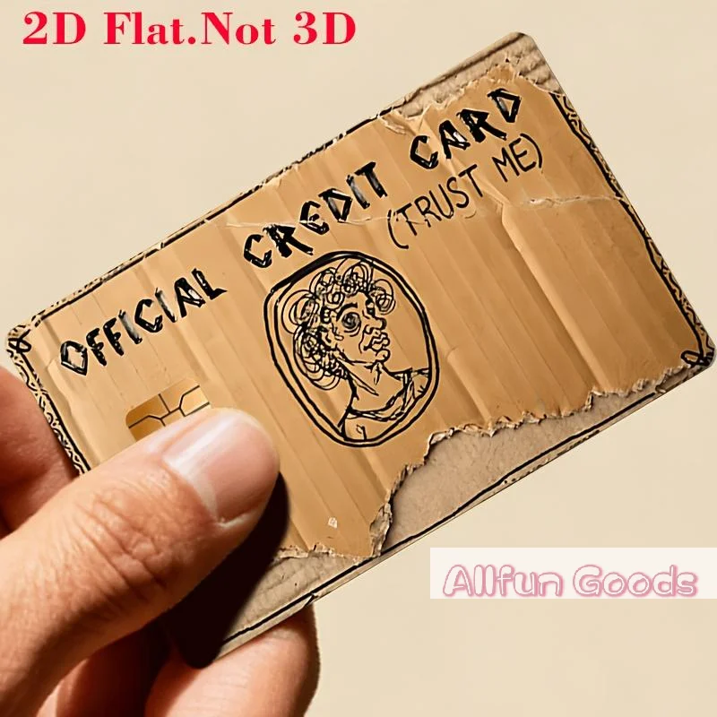 [TG835]Funny Credit Card Sticker 2D Flat Skin PVC Waterproof Debit Card Cover Decal Bank Card Protector No Bubble EBT Gift