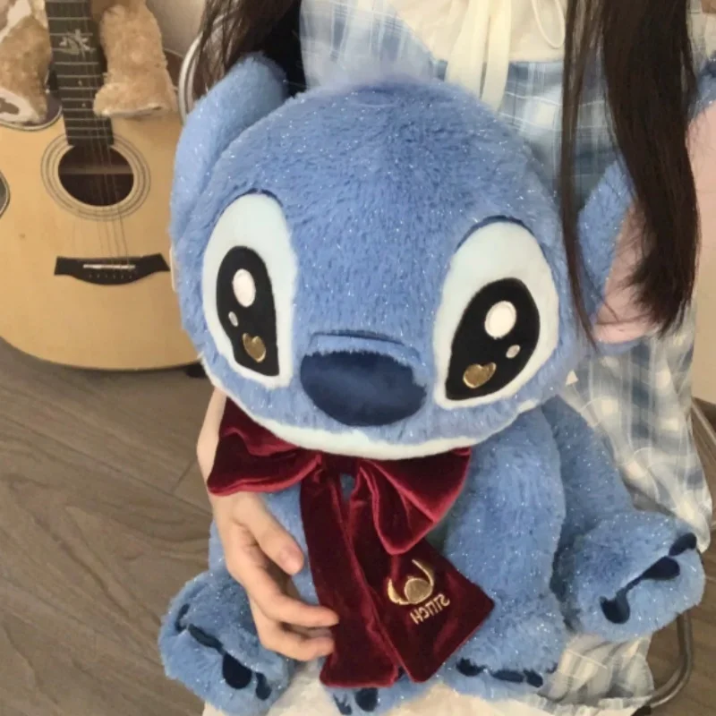 Oryginalna pluszowa zabawka Disney Anime Stitch, pluszak Lilo & Stitch, dziwnie urocza lalka Aniołek Róża, prezent urodzinowy/świąteczny dla dziewczynki
