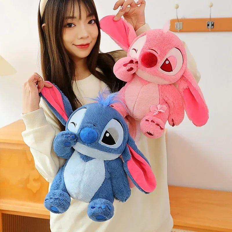 35/60cm Original Plush Stitch Baby Movie Cartoon Model Doll Children Action Figures Stuffed Toys Pendant Gifts