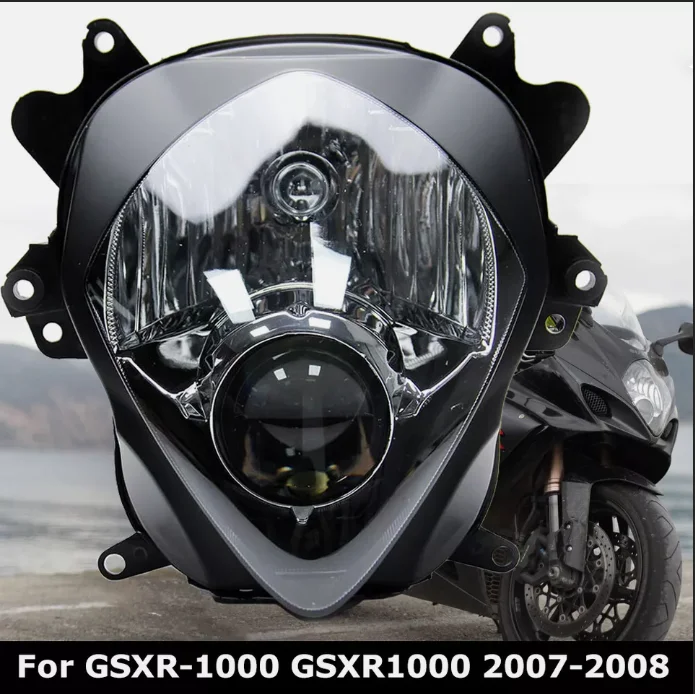 

For Suzuki GSX-R1000 GSXR1000 GSX-R GSXR 1000 K7 2007 2008 07 08 NEW motocycle Front HeadLight Assembly Headlamp head light