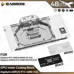 Barrow GPU Water Cooler Block Gigabyte RTX 4090 GAMING OC 24G/MASTER 24G Video Cards PC Liquid Cooling Building BS-GIG4090-PA