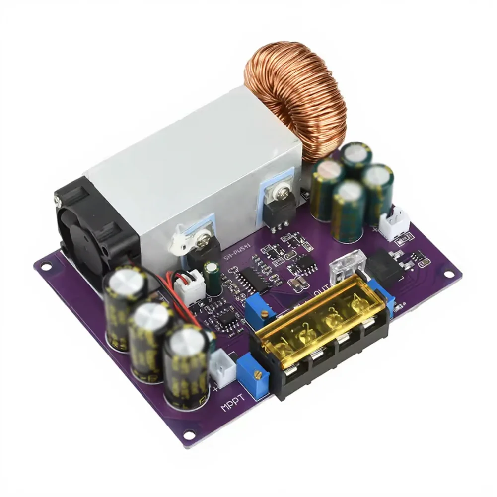 Advanced Solar Module with Short Circuit Protection for 12V 24V 36V 48V Lithium Batteries 18-90V Input 2-60V Output