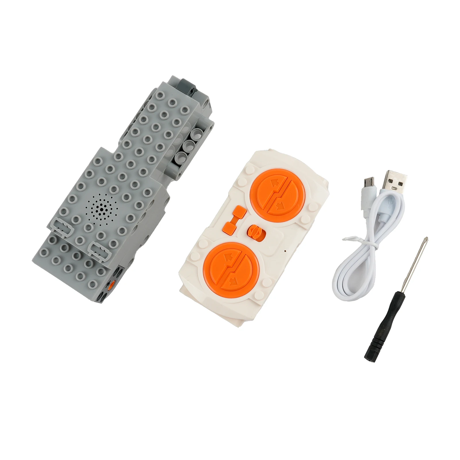 Kit inteligente de aplicación RC, juego de Control remoto MOC, caja de batería recargable, Control de velocidad del Motor de dientes azules, programa de aplicación, bloques de construcción PF