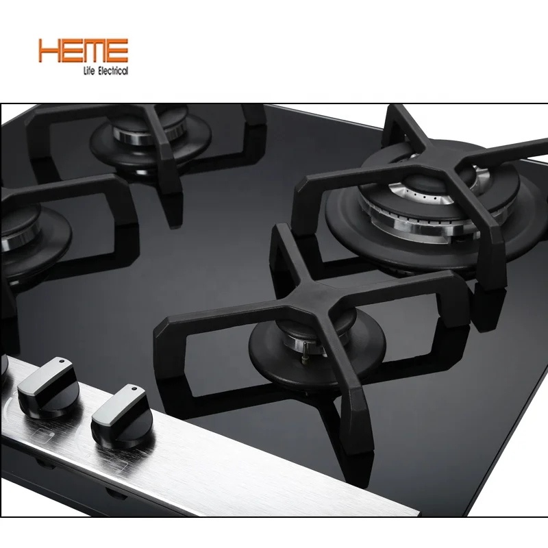 Custom or Standard Kitchen Built in Gas Cooktop Manufacturer Trending Products 4 Burner Gas Stove Hob