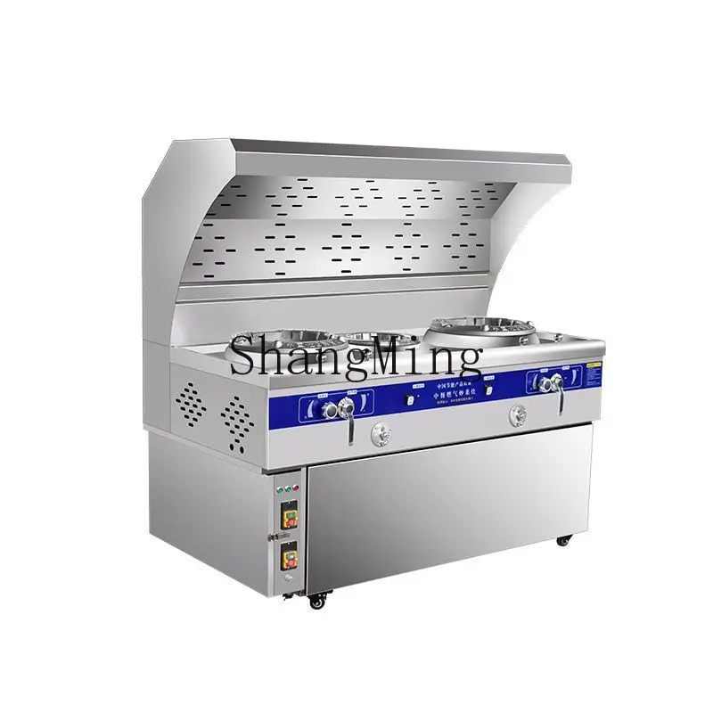 

CL oil fume purification integrated commercial new mobile smokeless cooking truck stall hotel kitchen stove