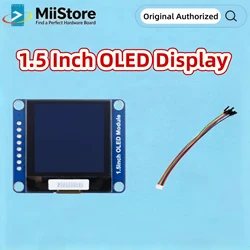 Waveshare 1.5 Inch OLED Display Module 128x128 pixels 16-bit Grey level SPI / I2C Compatible with  Arduino/ Raspberry Pi / STM32