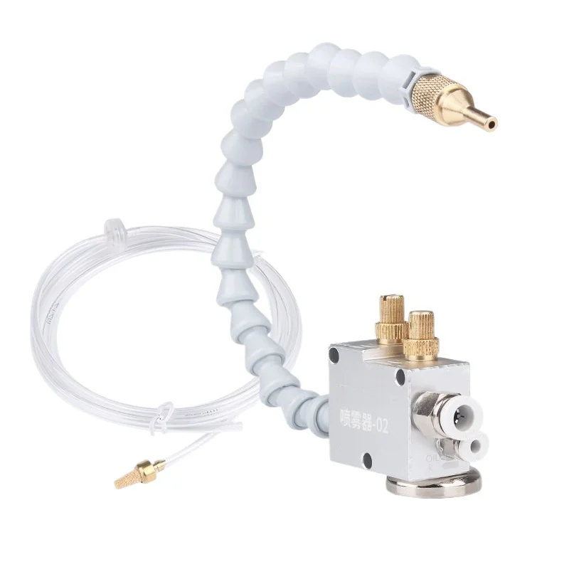 For Machine Tool Cooling Sprayer, Engraving Machine Assembly Universal Bamboo Tube Nozzle Dust Removal and Oil Injection