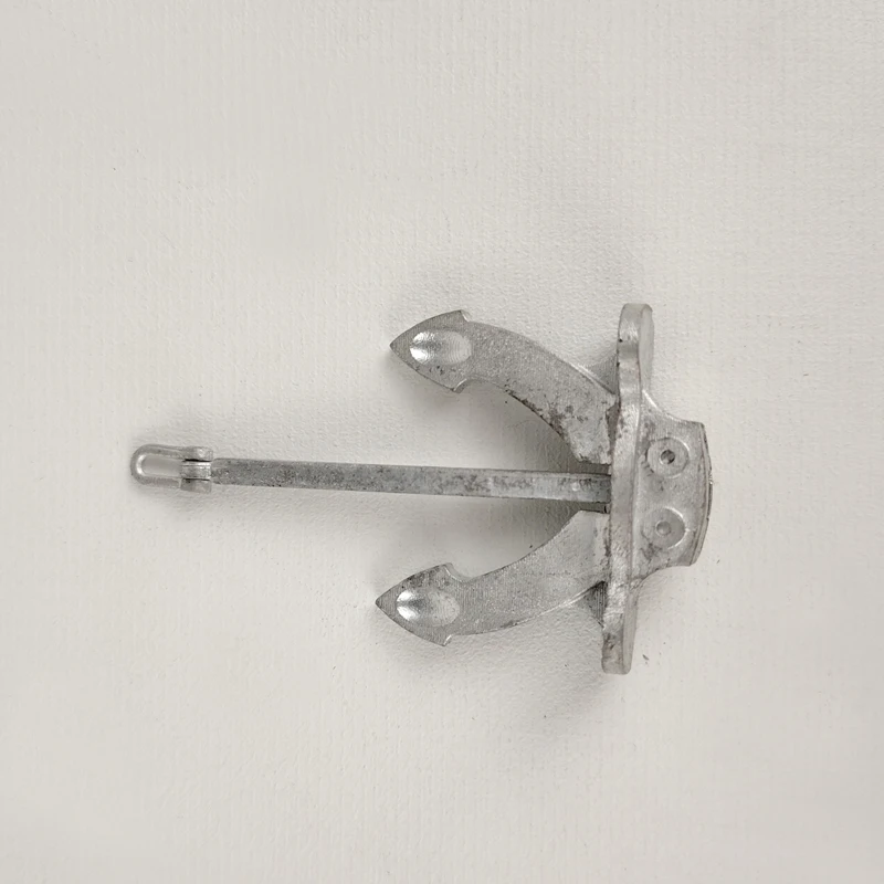 1 pz 69mm/52mm/47mm/35mm Mini lega Hall Anchor asta di ancoraggio mobile pezzi di ricambio marini fai da te per accessori per barche di simulazione