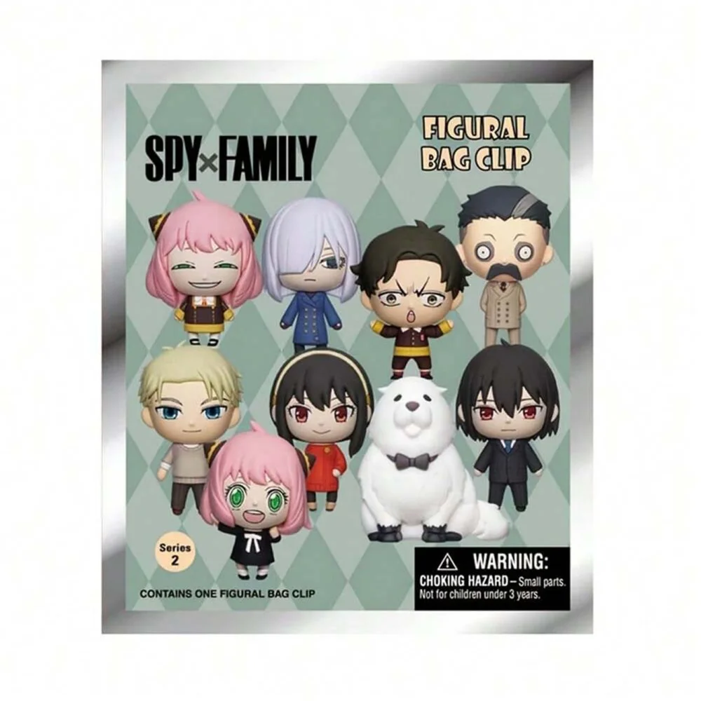 Spy x Family 3D PVC Tasclip Sleutelhanger Blind Bag Mystery Box Anime Chibi Cartoon Poppenhanger Rugzak Charm Cadeau Serie 1/2