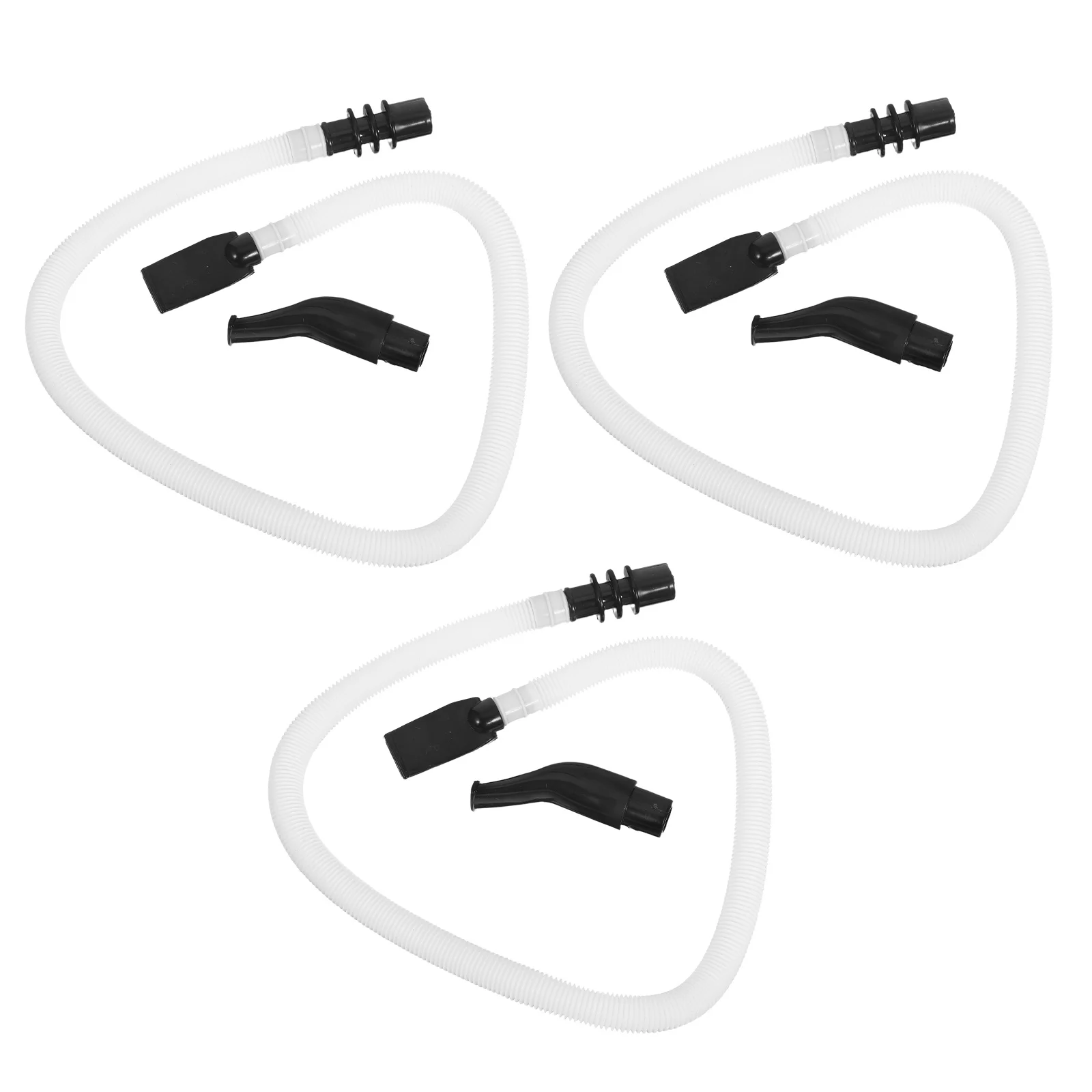 

3 Set Mouth Organ Accessories Flexible Music Instrument Tube Melodica Hose Large Plastic Long Pianica