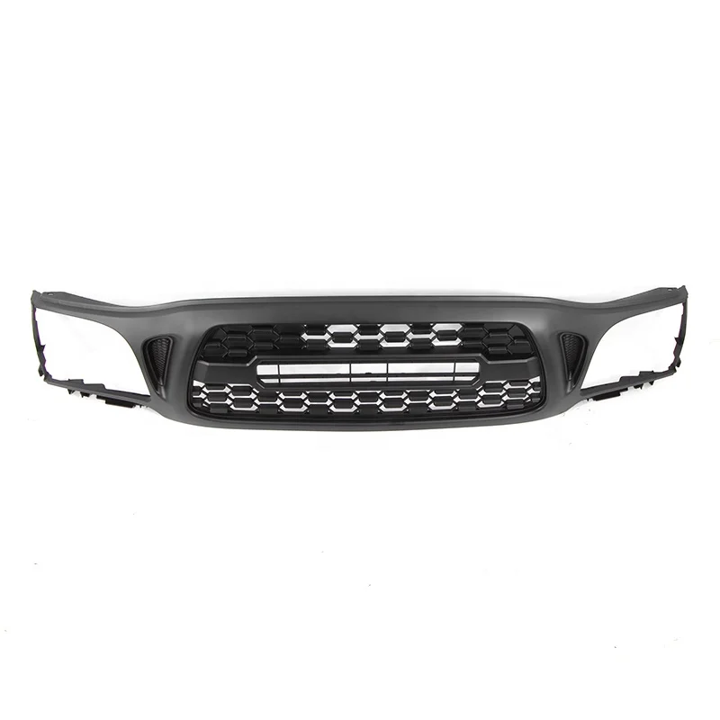 

auto parts pickup truck parts abs plastic front bumper grill without lights fit for 2001-2004 toyota tacoma