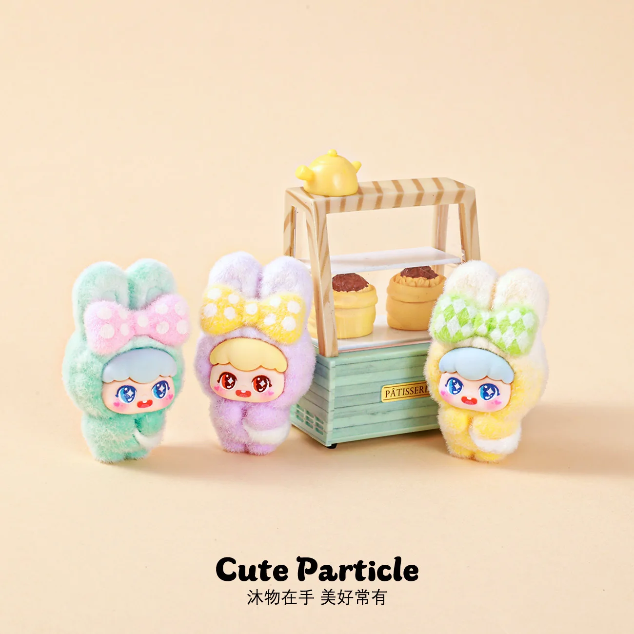 9 قطع من زخارف على شكل دمية أرنب على شكل ربطة عنق #3