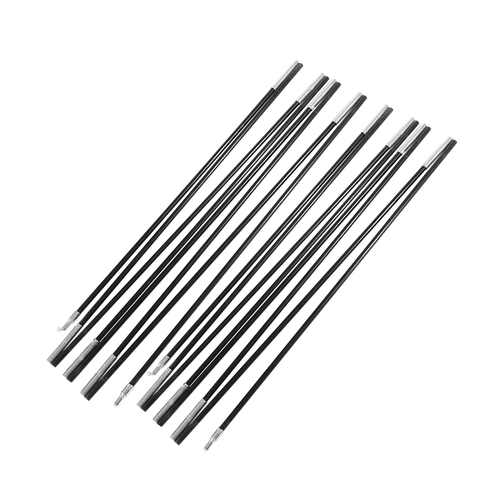 Kit de barres de tente de camping en fibre de verre de 448 cm, tiges de support extérieures, cadres de auvent