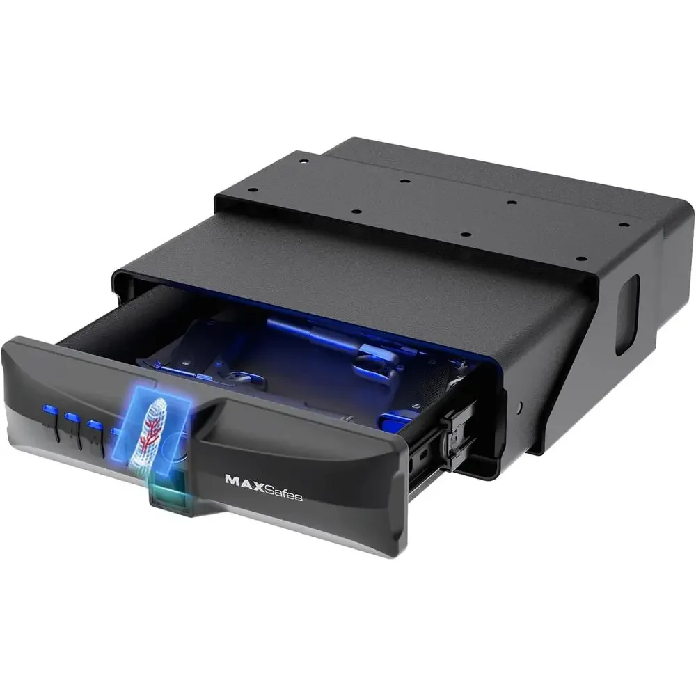 Biometric Fingerprint Safe for Pistol Storage at Home, Office, and Vehicle