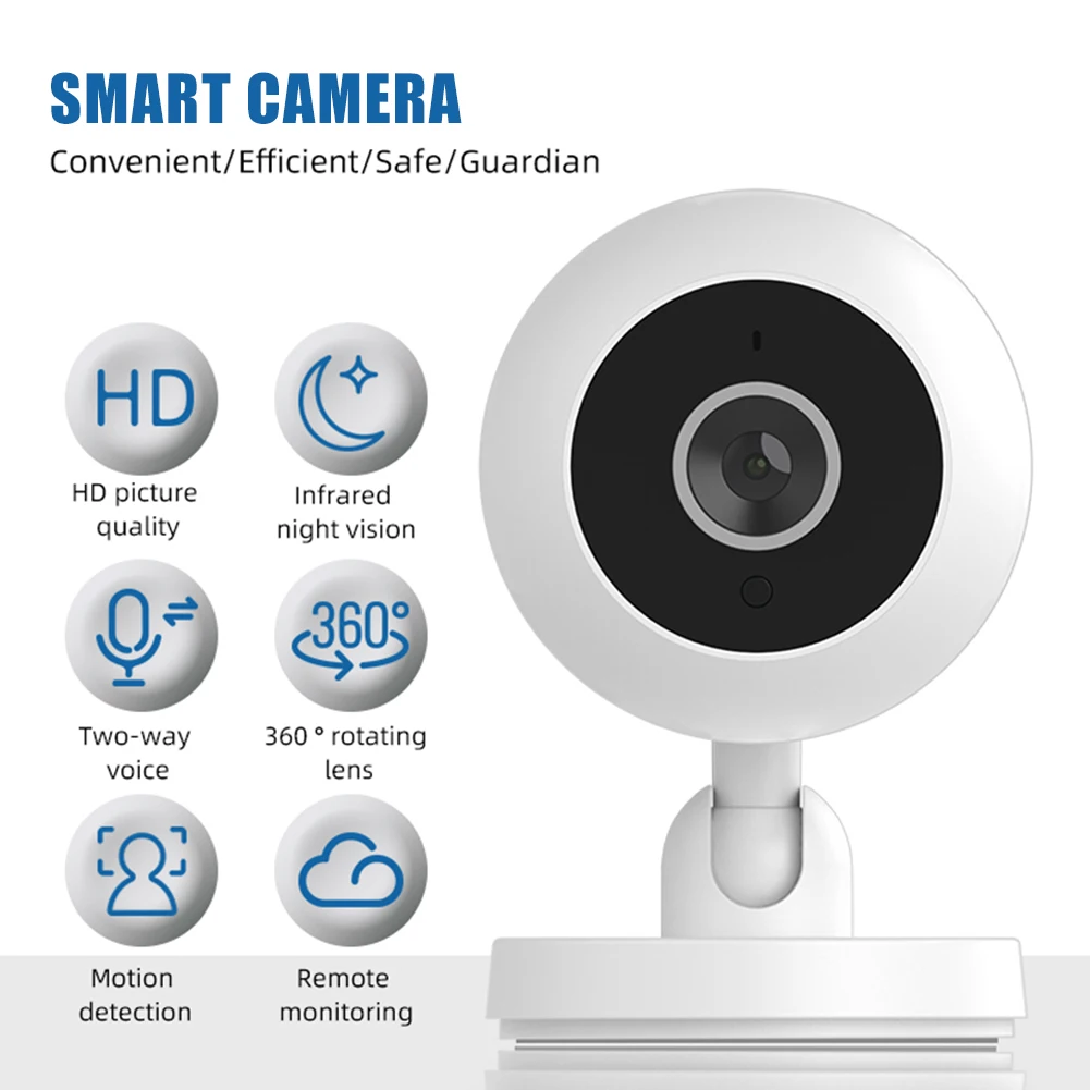 

2MP 1080P Smart WIFI IP Camera AI Humanoid Detection Home Security Intercom CCTV Baby Monitor